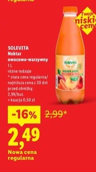 nektar owocowo-warzywny