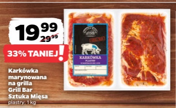 Karkówka marynowana na grilla plastry