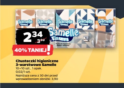 chusteczki higieniczne 3-warstwowe