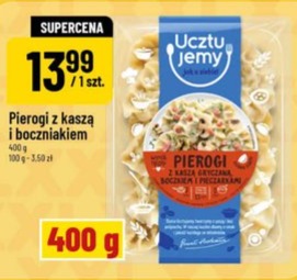 Pierogi z kaszą i boczniakiem