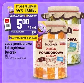 Zupa pomidorowa lub ogórkowa