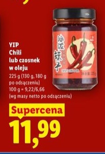 chili lub czosnek w oleju
