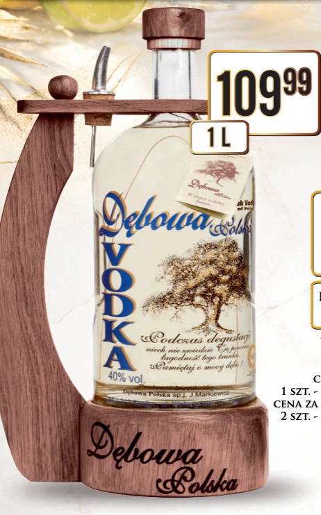 wódka ucho dębowe