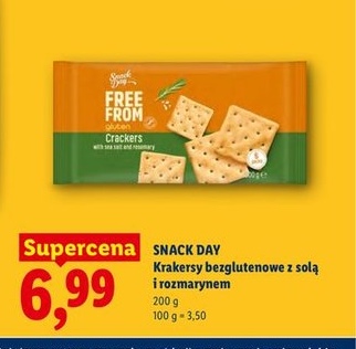 krakersy bezglutenowe z solą i rozmarynem