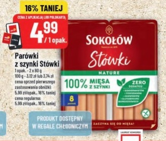 Parówki z szynki