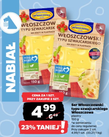 Ser włoszczowski typu szwajcarskiego