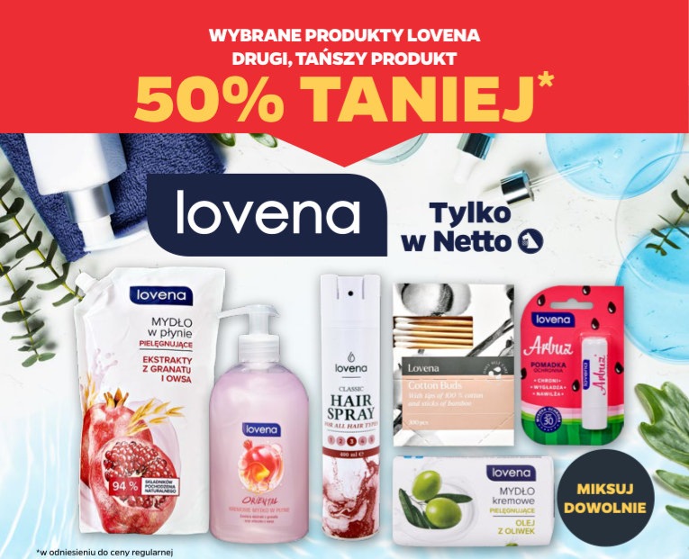 Wybrane produkty Lovena
