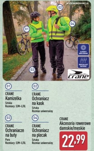 Akcesoria rowerowe damskie/męskie