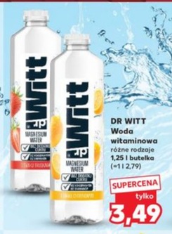 woda witaminowa różne rodzaje