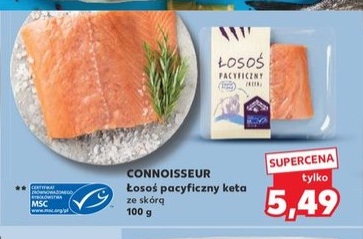 łosoś pacyficzny keta ze skórą