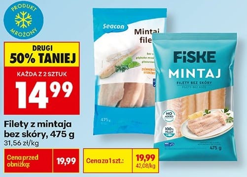 Filety z mintaja bez skóry