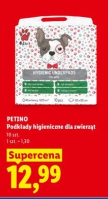 Podkłady higieniczne dla zwierząt