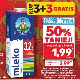 Mleko Łowickie UHT 3,2% tł.