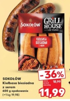 Kiełbasa biesiadna z serem