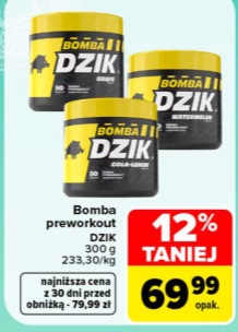 Bomba preworkout