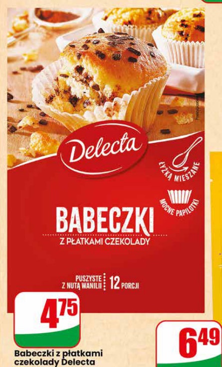 babeczki z płatkami czekolady