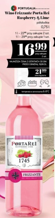 wino frizzante Raspberry & Lime