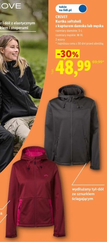 Kurtka softshell z kapturem