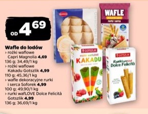 Rożki waflowe