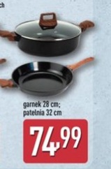garnek aluminiowy z pokrywką lub patelnia aluminiowa