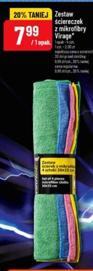 Zestaw ściereczek z mikrofibry