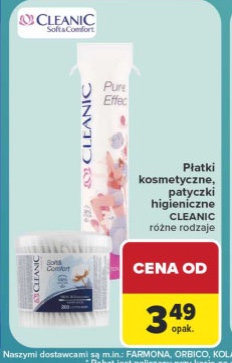 płatki kosmetyczne, patyczki higieniczne