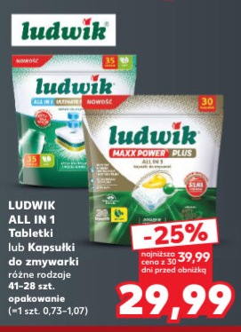 Tabletki lub kapsułki do zmywarki All in 1