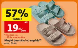 klapki damskie lub męskie