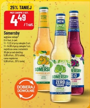 Napój piwny Somersby
