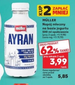 napój mleczny na bazie jogurtu Ayran