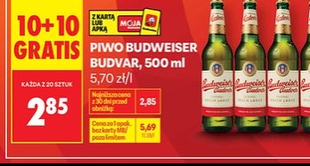 Piwo Budweiser Budvar