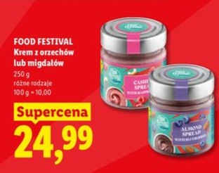 Krem z orzechów lub migdałów