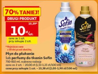 Płyn do płukania lub perfumy do tkanin