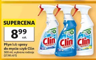 Płyn lub spray do mycia szyb