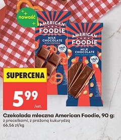 czekolada mleczna z precelkami, z prażoną kukurydzą