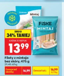 Filety z mintaja bez skóry