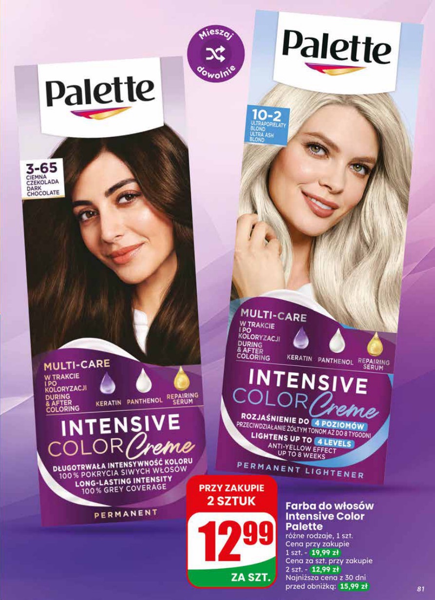farba do włosów Intensive Color Creme