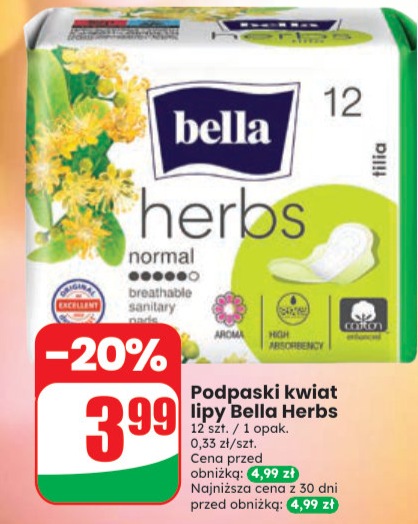 Podpaski kwiat lipy