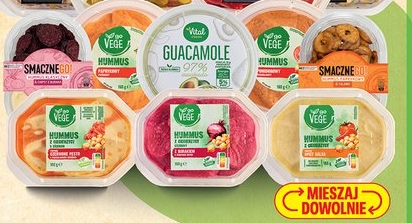 Pasta hummus papryka