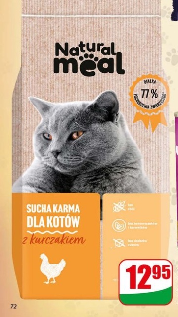 Sucha karma dla kota z kurczakiem