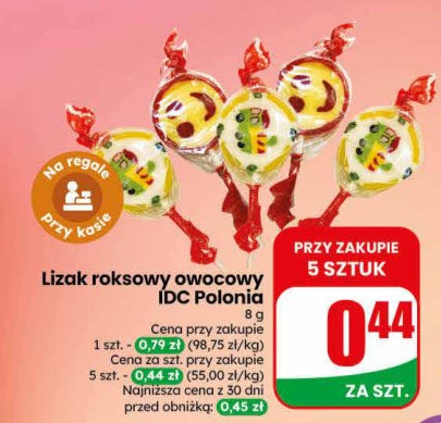 lizak roksowy owocowy