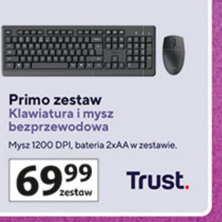 Klawiatura i mysz bezprzewodowa Primo zestaw