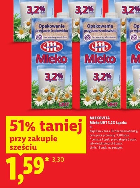 mleko UHT 3,2%