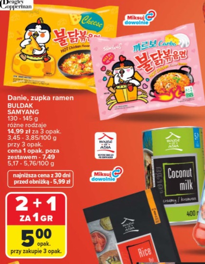 Danie, zupka ramen