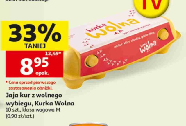 Jaja kur z wolnego wybiegu