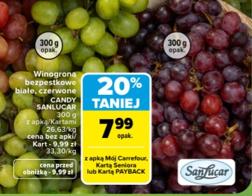 Winogrona bezpestkowe