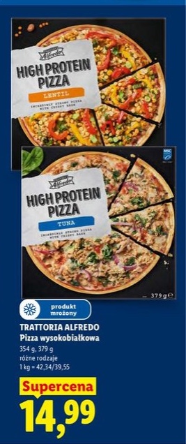 Pizza wysokobiałkowa