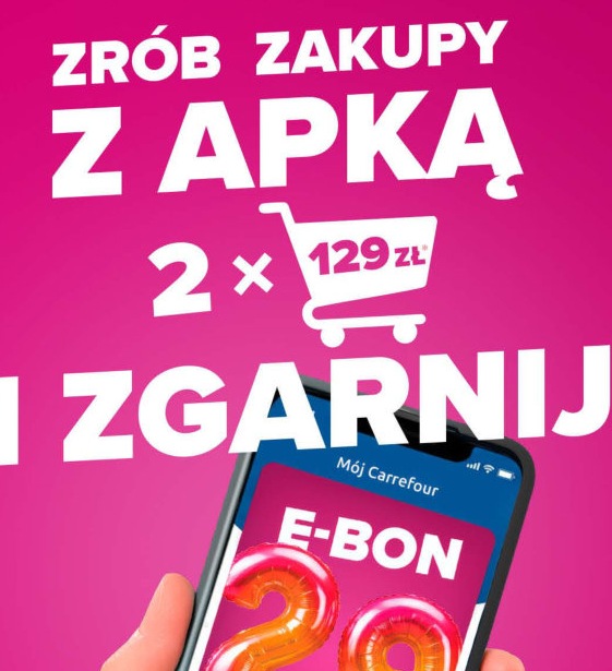 E-bon za zakupy z aplikacją