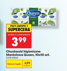 Chusteczki higieniczne mentolowe