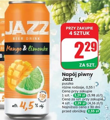 Napój piwny Jazz